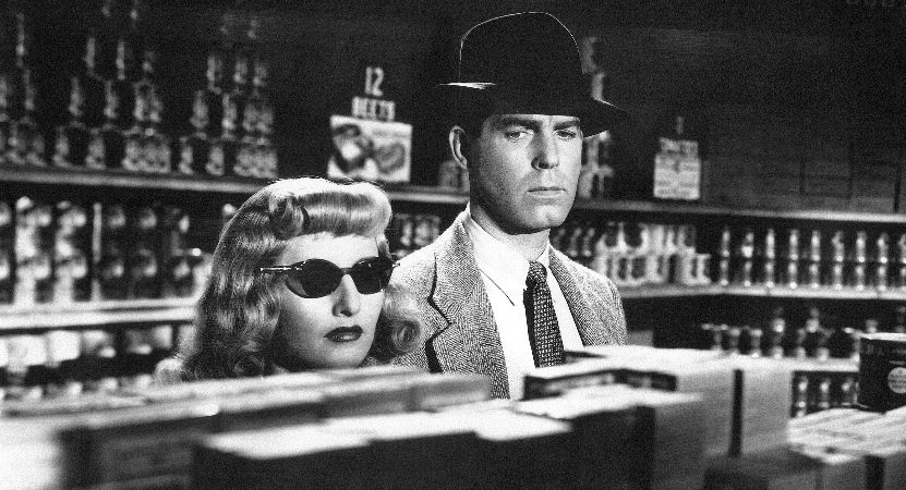 Still image from Double Indemnity.